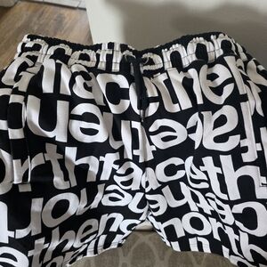 The North Face Black and White Athletic Shorts - M